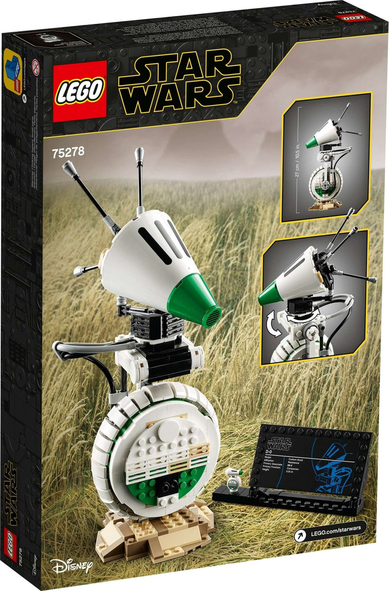 LEGO Star Wars 75278 D-O back box art
