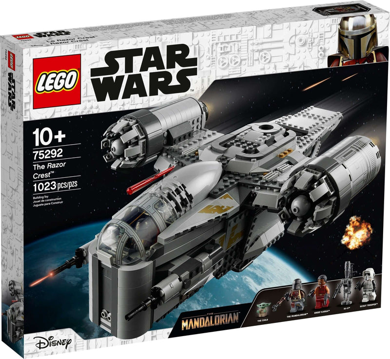 LEGO Star Wars 75292 The Razor Crest (The Mandalorian Bounty Hunter Transport) front box art