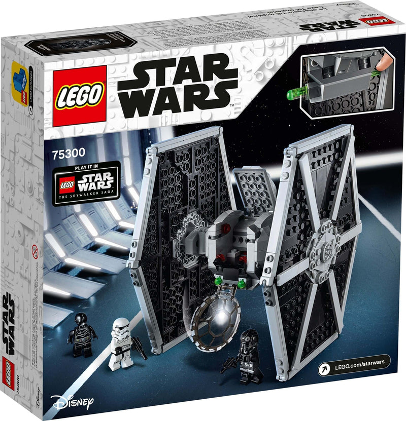 LEGO Star Wars 75300 Imperial TIE Fighter back box art