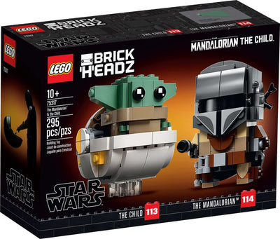 LEGO BrickHeadz 75317 The Mandalorian & the Child front box art