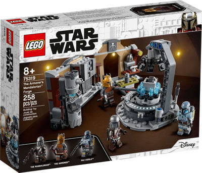 LEGO Star Wars 75319 The Armourer's Mandalorian Forge front box art
