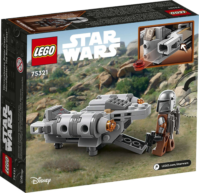 LEGO Star Wars 75321 The Razor Crest Microfighter back box art