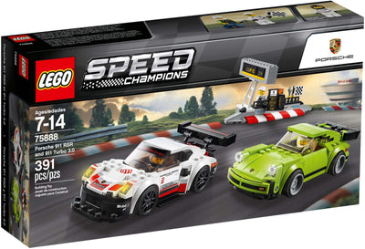 LEGO Speed Champions 75888 Porsche 911 RSR and 911 Turbo 3.0 front box art