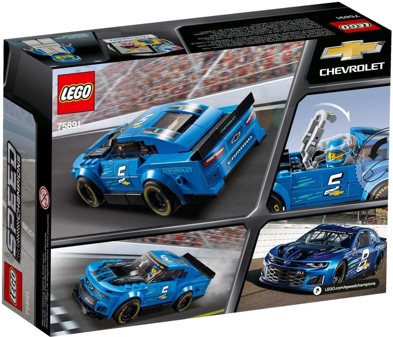 LEGO Speed Champions 75891 Chevrolet Camaro ZL1 Race Car back box art