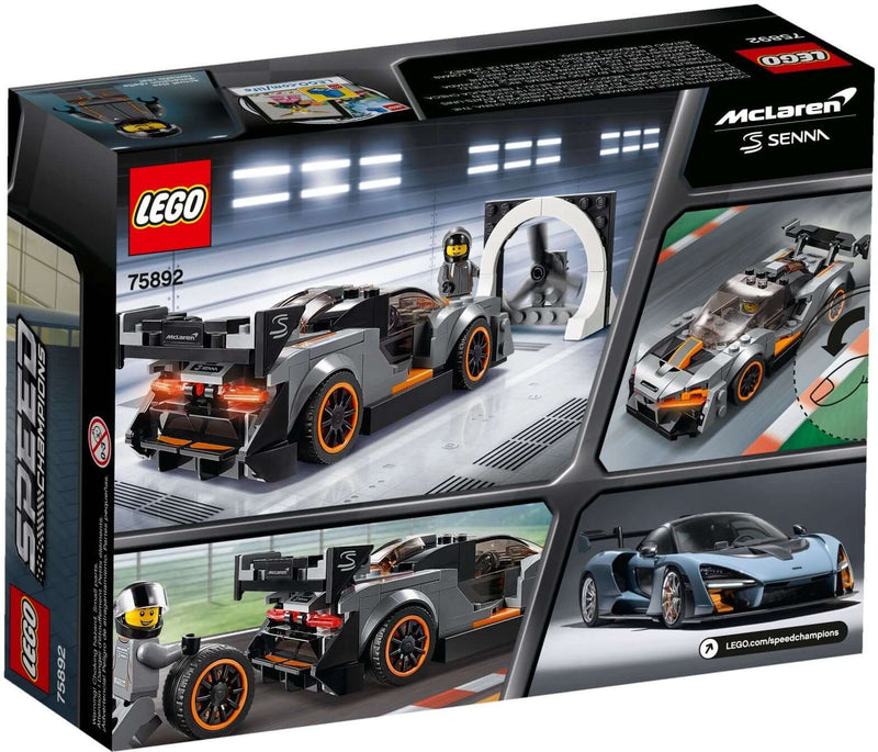 LEGO Speed Champions 75892 McLaren Senna back box art