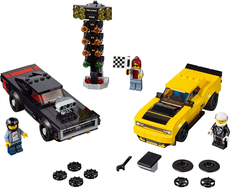 LEGO Speed Champions 75893 2018 Dodge Challenger SRT Demon and 1970 Dodge Charger R/T