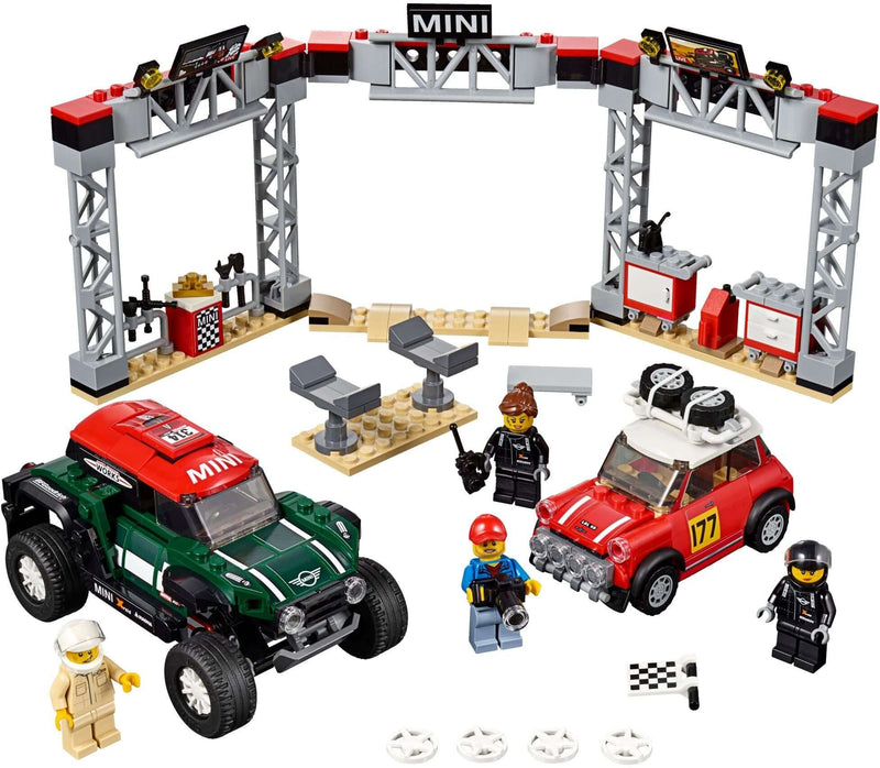 LEGO Speed Champions 75894 1967 Mini Cooper S Rally and 2018 MINI John Cooper Works Buggy set