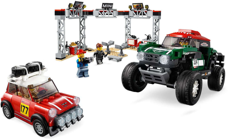 LEGO Speed Champions 75894 1967 Mini Cooper S Rally and 2018 MINI John Cooper Works Buggy