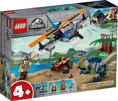 LEGO Jurassic World 75942 Velociraptor: Biplane Rescue Mission