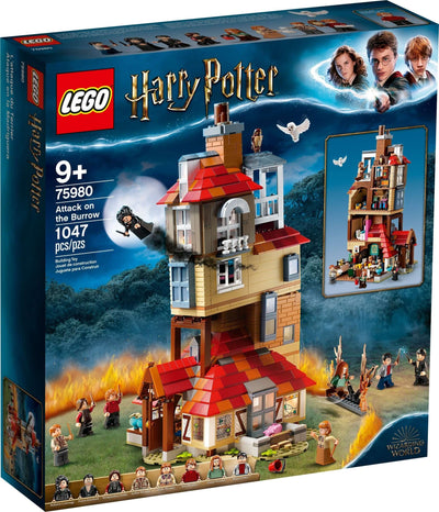 LEGO Harry Potter 75980 Attack on the Burrow front box art
