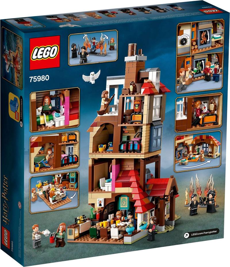 LEGO Harry Potter 75980 Attack on the Burrow back box art