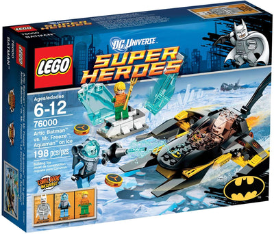 LEGO DC Comics Super Heroes 76000 Arctic Batman vs. Mr. Freeze: Aquaman on Ice front box art