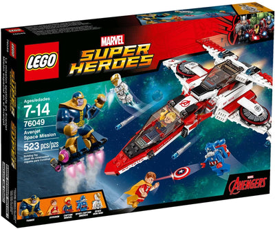 LEGO Marvel 76049 Avenjet Space Mission front box art