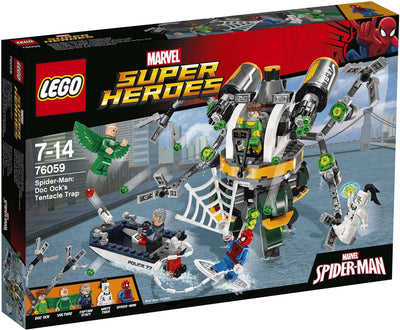 LEGO Marvel 76059 Spider-Man: Doc Ock's Tentacle Trap front box art