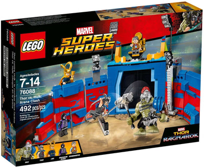LEGO Marvel Super Heroes 76088 Thor vs. Hulk: Arena Clash front box art