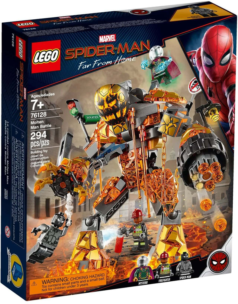 LEGO Marvel Super Heroes 76128 Molten Man Battle