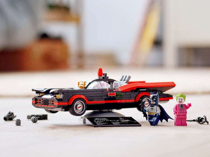 LEGO DC Comics Super Heroes 76188 Batman Classic TV Series Batmobile display