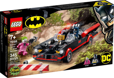 LEGO DC Comics Super Heroes 76188 Batman Classic TV Series Batmobile front box art
