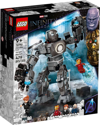 LEGO Marvel Super Heroes 76190 Iron Man: Iron Monger Mayhem front box art