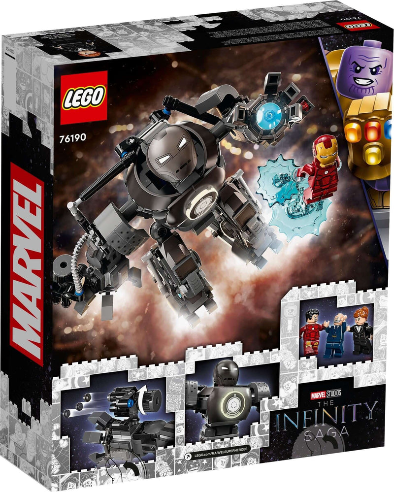 LEGO Marvel Super Heroes 76190 Iron Man: Iron Monger Mayhem back box art