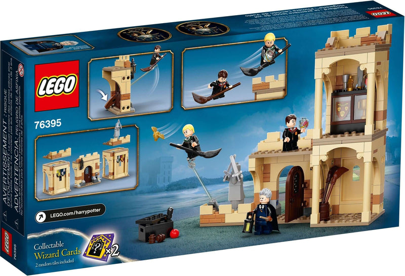 LEGO Harry Potter 76395 Hogwarts: First Flying Lesson back box art