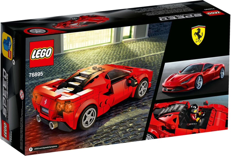 LEGO Speed Champions 76895 Ferrari F8 Tributo back box art