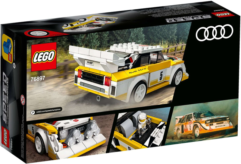 LEGO Speed Champions 76897 1985 Audi Sport quattro S1 back box art