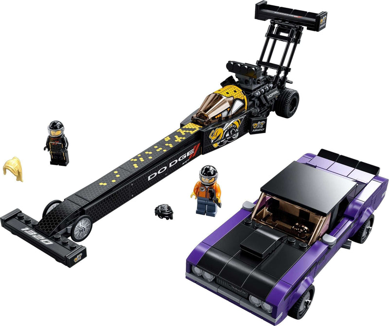 LEGO Speed Champions 76904 Mopar Dodge//SRT Top Fuel Dragster and 1970 Dodge Challenger T/A