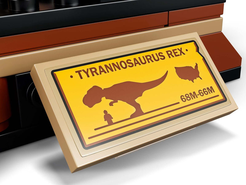 LEGO Jurassic World 76940 T. rex Dinosaur Fossil Exhibition plaque