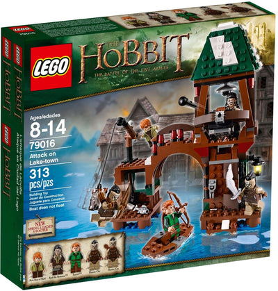 LEGO The Hobbit 79016 Attack on Lake-town front box art
