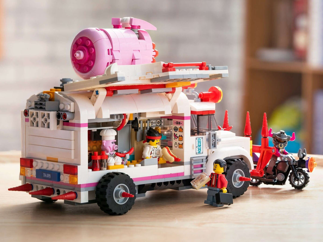 LEGO Monkie Kid 80009 Pigsy's Food Truck Brickollector NZ