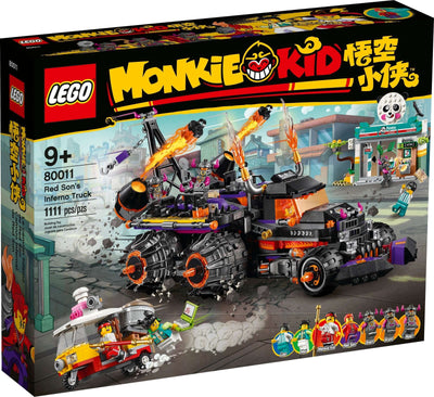 LEGO Monkie Kid 80011 Red Son's Inferno Truck front box art