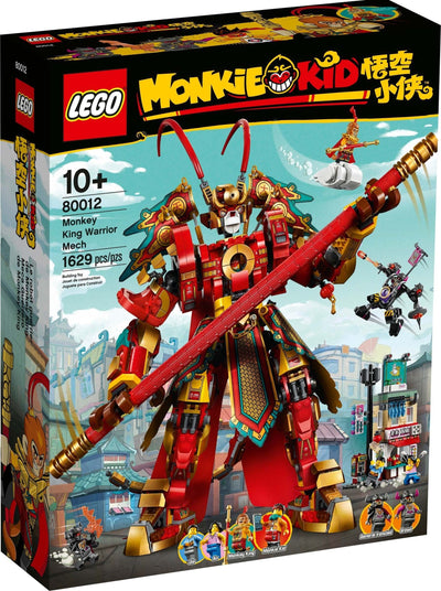LEGO Monkie Kid 80012 Monkey King Warrior Mech front box art