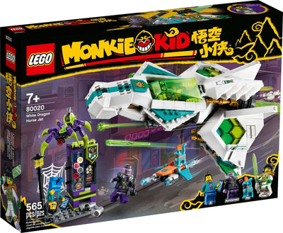 LEGO Monkie Kid 80020 White Dragon Horse Jet front box art