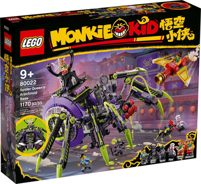 LEGO Monkie Kid 80022 Spider Queen's Arachnoid Base front box art