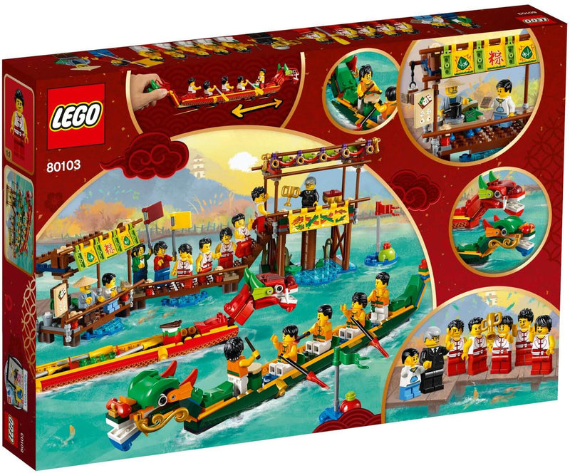 LEGO 80103 Dragon Boat Race back box art