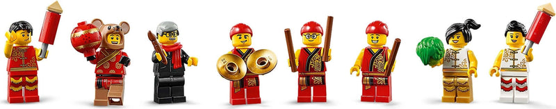 LEGO 80104 Lion Dance minifigures