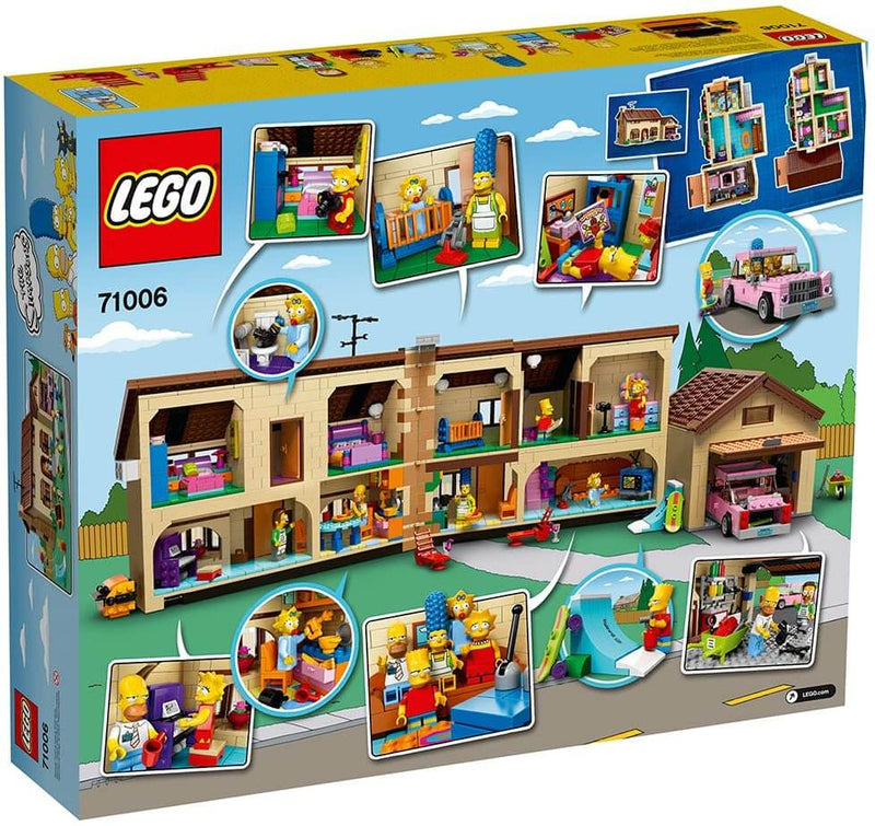 LEGO The Simpsons 71006 The Simpsons House back box art