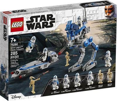 LEGO Star Wars 75280 501st Legion Clone Troopers front box art