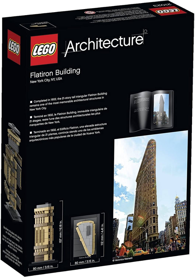 LEGO Architecture 21023 Flatiron Building back box
