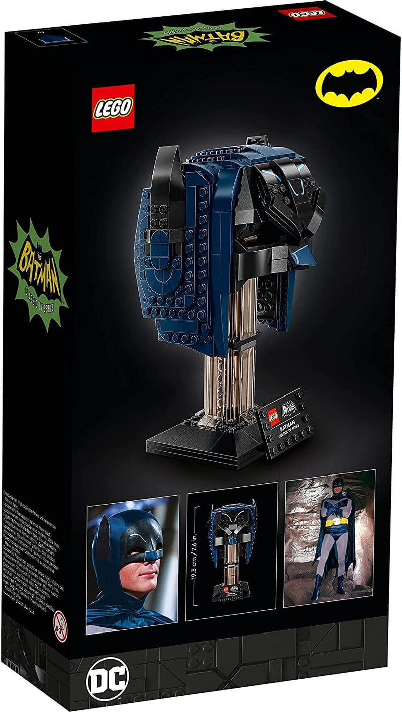 LEGO DC Comics Super Heroes 76238 Classic TV Series Batman Cowl back box