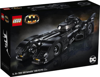 LEGO DC Comics Super Heroes 76139 1989 Batmobile front box art
