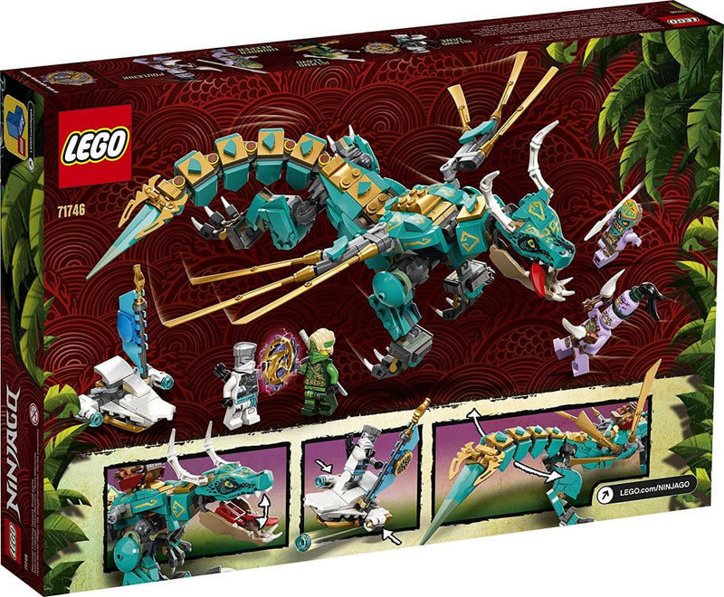 LEGO Ninjago 71746 Jungle Dragon back box art