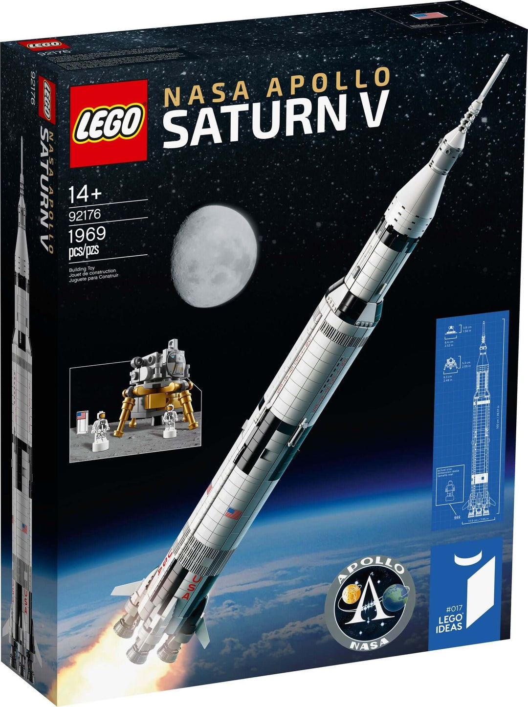 LEGO Ideas 92176 NASA Apollo Saturn V (21309 Reissue