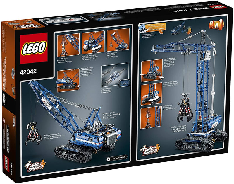 LEGO Technic 42042 Crawler Crane back box art