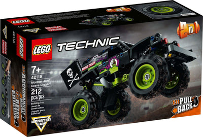 LEGO Technic 42118 Monster Jam Grave Digger front box art