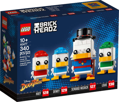 LEGO BrickHeadz 40477 Scrooge McDuck, Huey, Dewey & Louie front box art