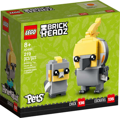 LEGO BrickHeadz 40481 Cockatiel front box art