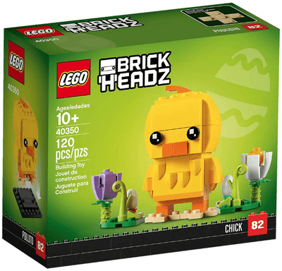 LEGO BrickHeadz 40350 Easter Chick front box art