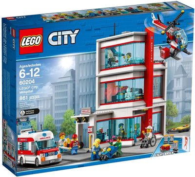 LEGO City 60204 City Hospital front box art